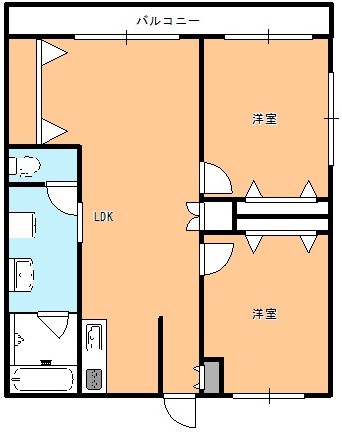 コーポ桔梗の間取り