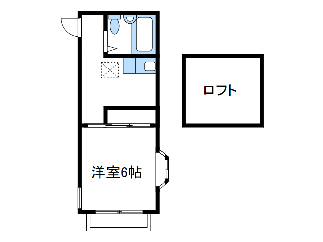 座間市相模が丘のアパートの間取り