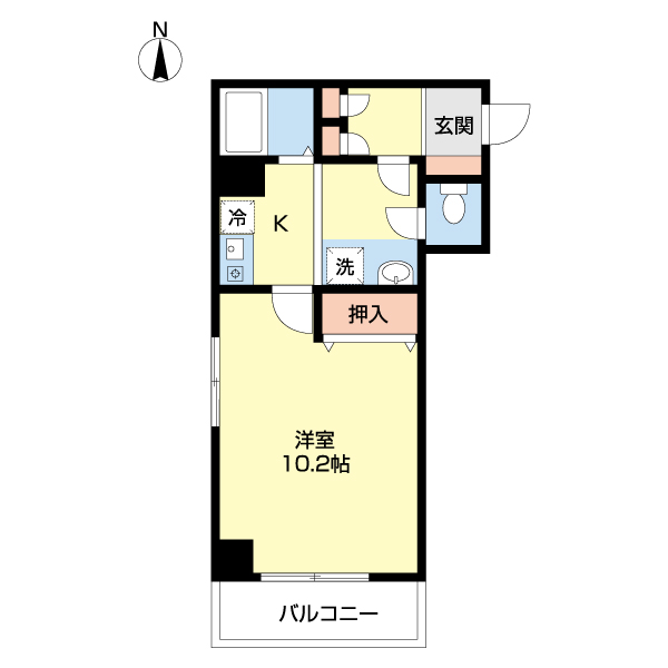 リバティープラザ花園の間取り