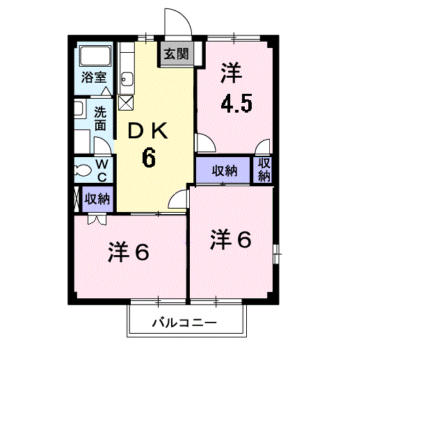 マリンシティSHIODA　Aの間取り