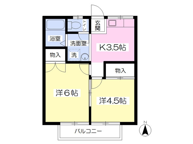 ライフテック２８８の間取り