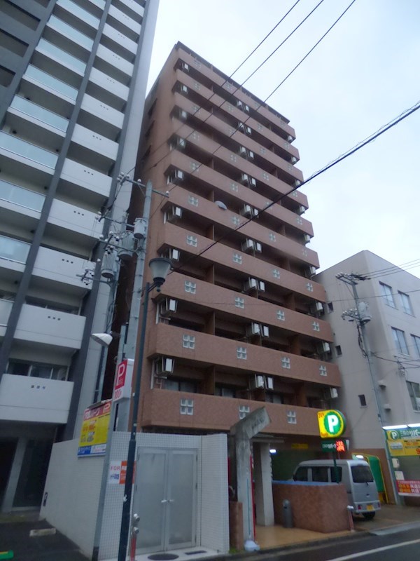 広島市中区土橋町のマンションの建物外観