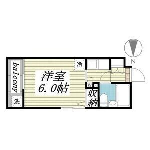 名古屋市昭和区鶴羽町のマンションの間取り