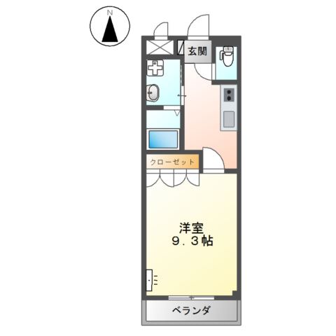 ボンヌールコートKの間取り