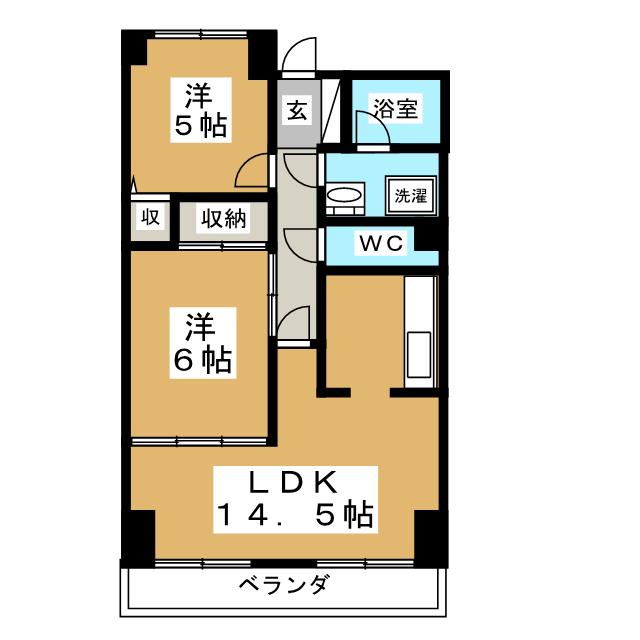 ガーデンプラザ泉中央の間取り