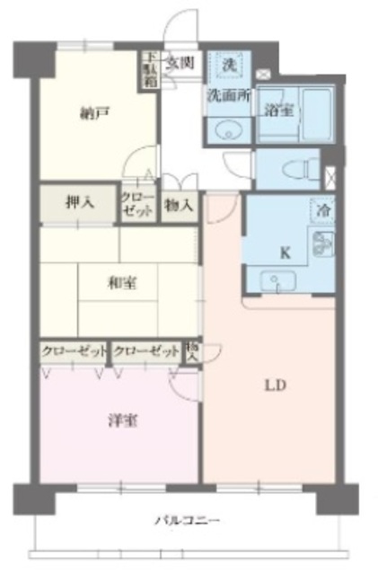 本駒込Kマンションの間取り