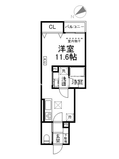 フルール上賀茂の間取り