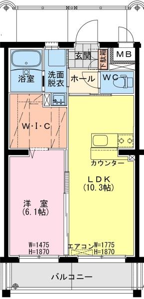 ナガエ フィールドの間取り