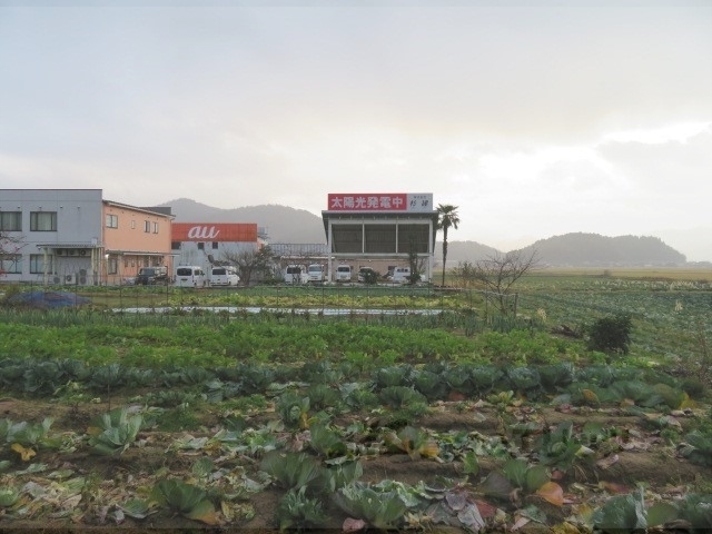 【与謝郡与謝野町字石川のアパートの眺望】