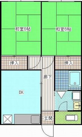 熊谷マンションの間取り