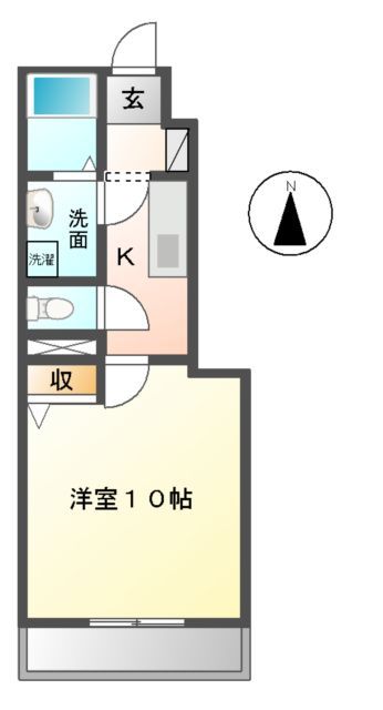 ヴァン　ヴェール　Ｗの間取り