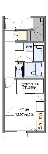 レオパレスメゾンアジュールの間取り