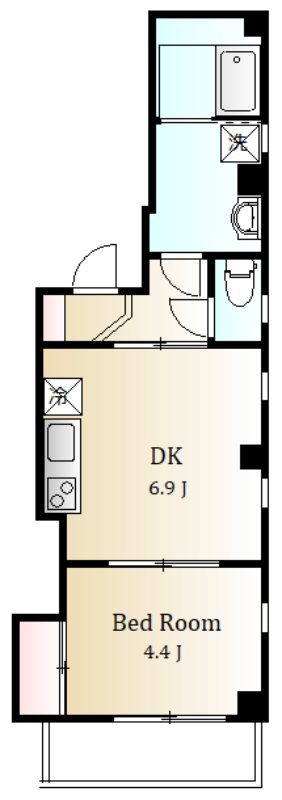 ロイヤル東日暮里1の間取り