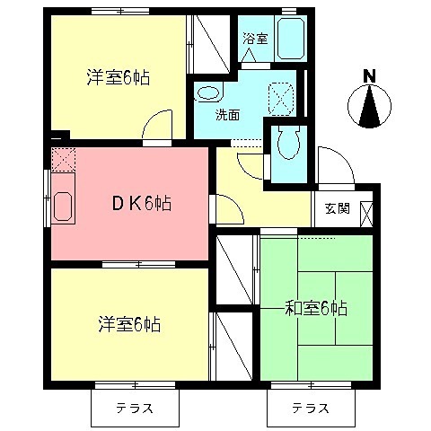 マルベリーＥの間取り