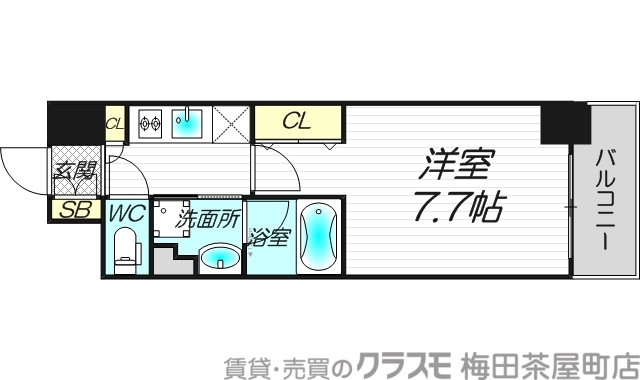 アーバネックス堂島の間取り