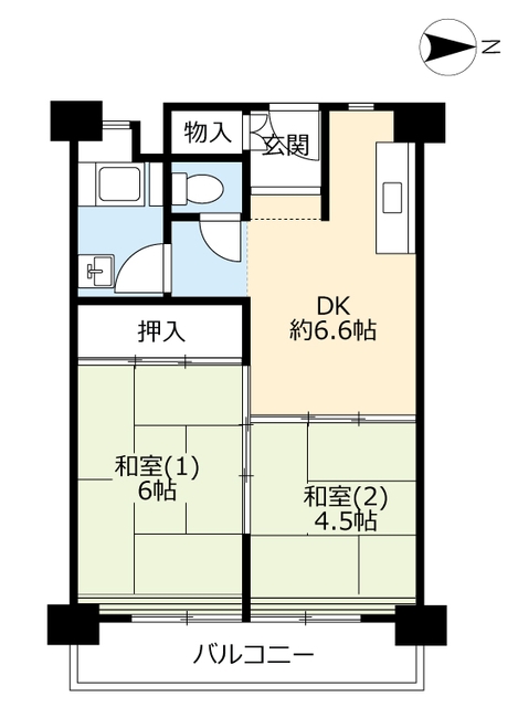 ＵＲ高倉台の間取り