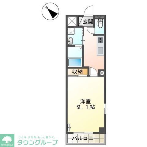 【越谷市千間台東のマンションの間取り】