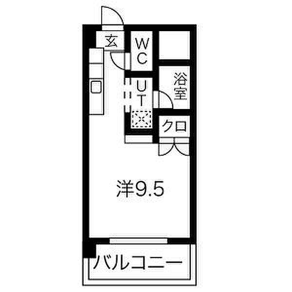 福岡市西区横浜のマンションの間取り