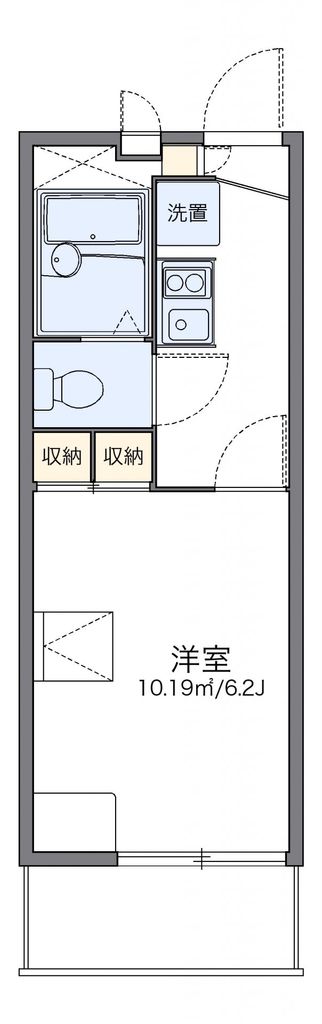 草加市谷塚仲町のマンションの間取り