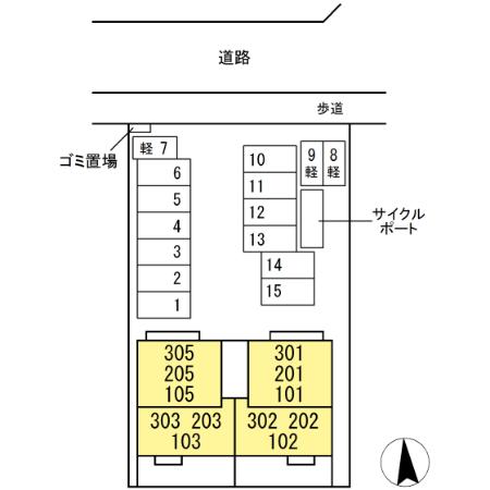 【北九州市若松区桜町のアパートのその他】