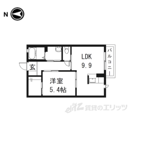 フォンティーヌ２の間取り