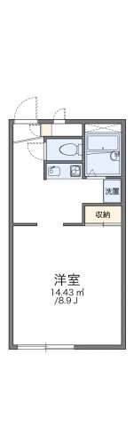 レオパレスＣｙｔｈｅｒｌｉｓの間取り