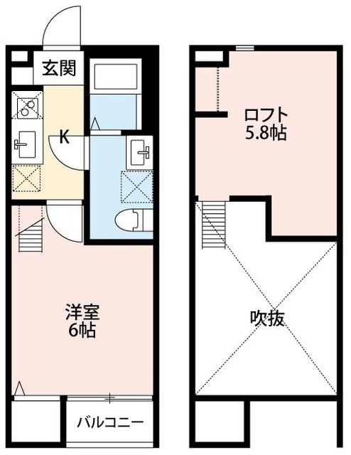 レイズ大久保の間取り