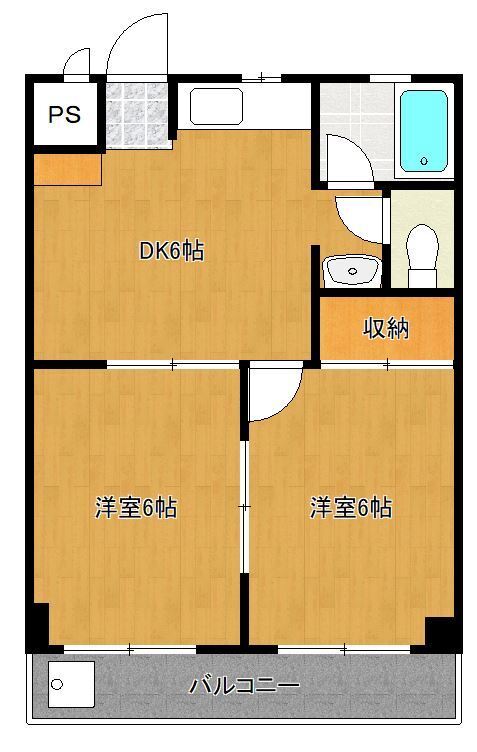 日野市大字日野のマンションの間取り