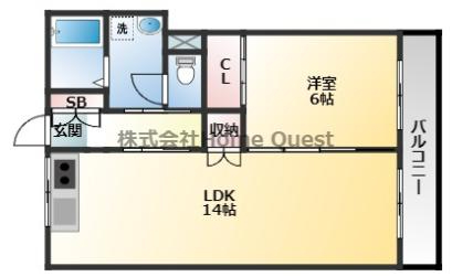 グランデール桜ケ丘の間取り