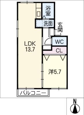 タウン西春の間取り