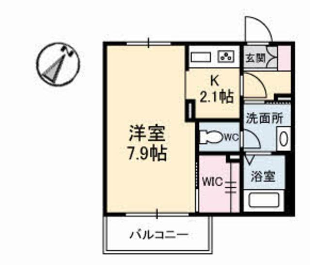 【シャーメゾン　アランクライムの間取り】