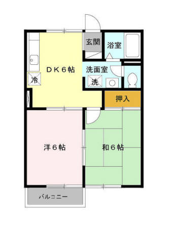 パークサイドハイツIIの間取り