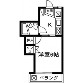 メゾンKの間取り