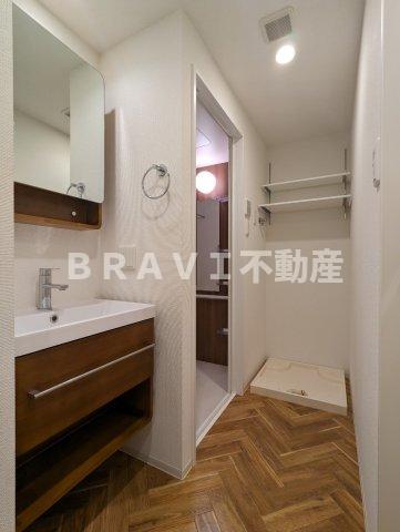 その他部屋・スペース　【セレニテ堺筋本町プリエ】朝の支度にも助かる、独立の洗髪洗面