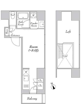 カナルフロント芝浦の間取り