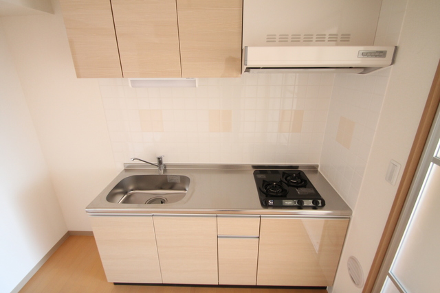 キッチン　２口コンロ付キッチン！