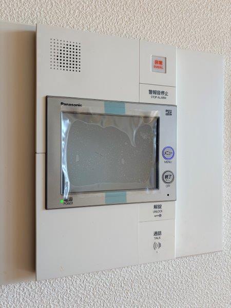 セキュリティ　モニター付きインターフォン