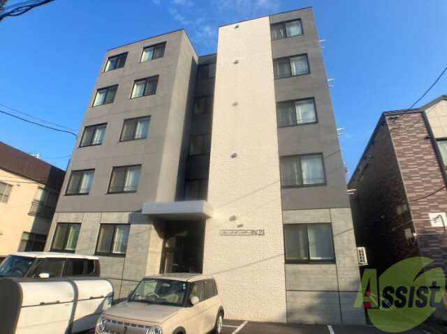 建物外観　札幌市北区北二十一条西「レブリーズザ・レジデンスＮ２１」