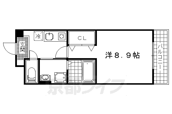 ＪＲ東海道本線 瀬田駅 徒歩8分 10階建 築21年の間取り写真