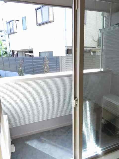 バルコニー　南西向きです。