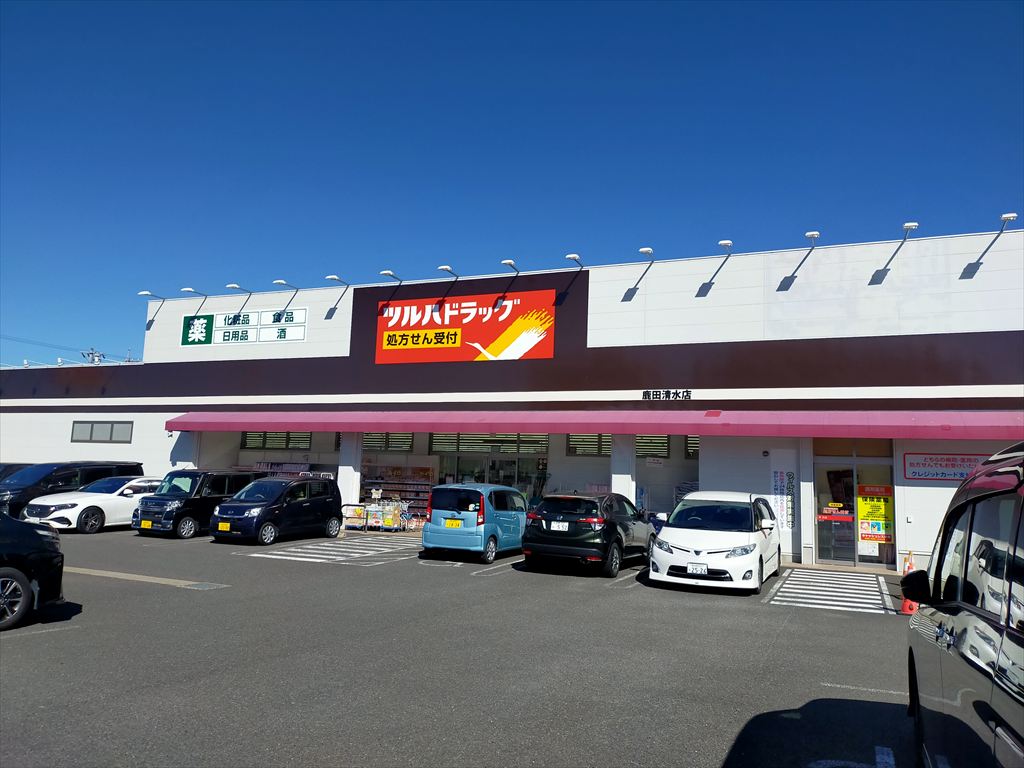 ドラックストア　ツルハドラッグ 鹿田清水店（ドラッグストア）まで881m