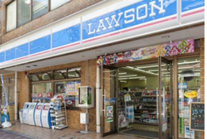 コンビニ　ローソン台東病院店（コンビニ）まで375m