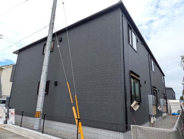 建物外観　建築中