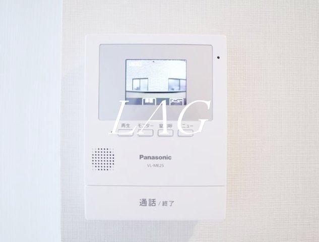 セキュリティ　モニター付きインターホンです。