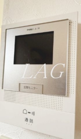 セキュリティ　モニター付きインターフォンです。
