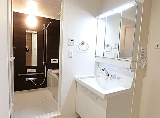 洗面設備　別部屋の画像を使用しております。