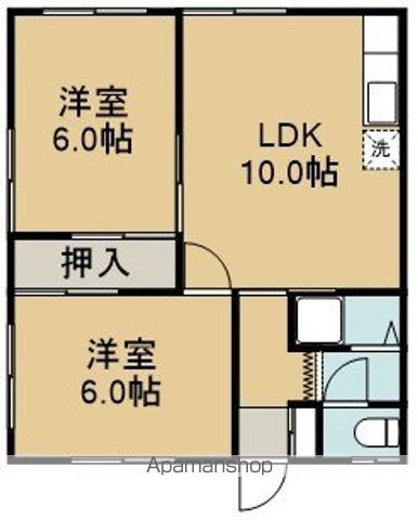 コーポKen3の間取り写真
