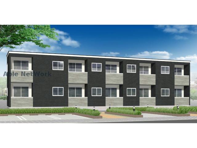 建物外観　完成模型図