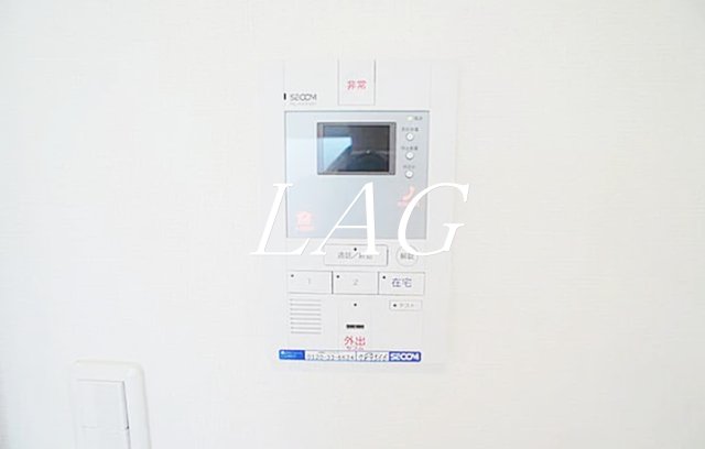 セキュリティ　モニター付きインターフォンです。