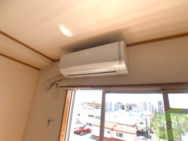 その他設備　エアコンが設置してありますので、寒暖対策もばっちり。